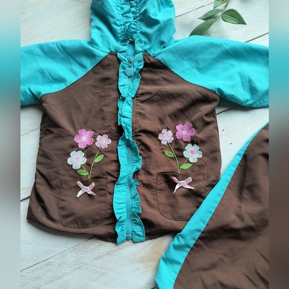 Cradle Togs Toddler Girls Vintage Jogger Outfit Pants Jacket Size 24 Months - Picture 4 of 7